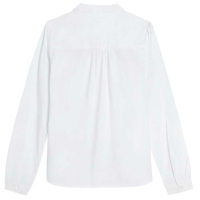 Cool Club, Camasa cu maneca lunga pentru fete, alb