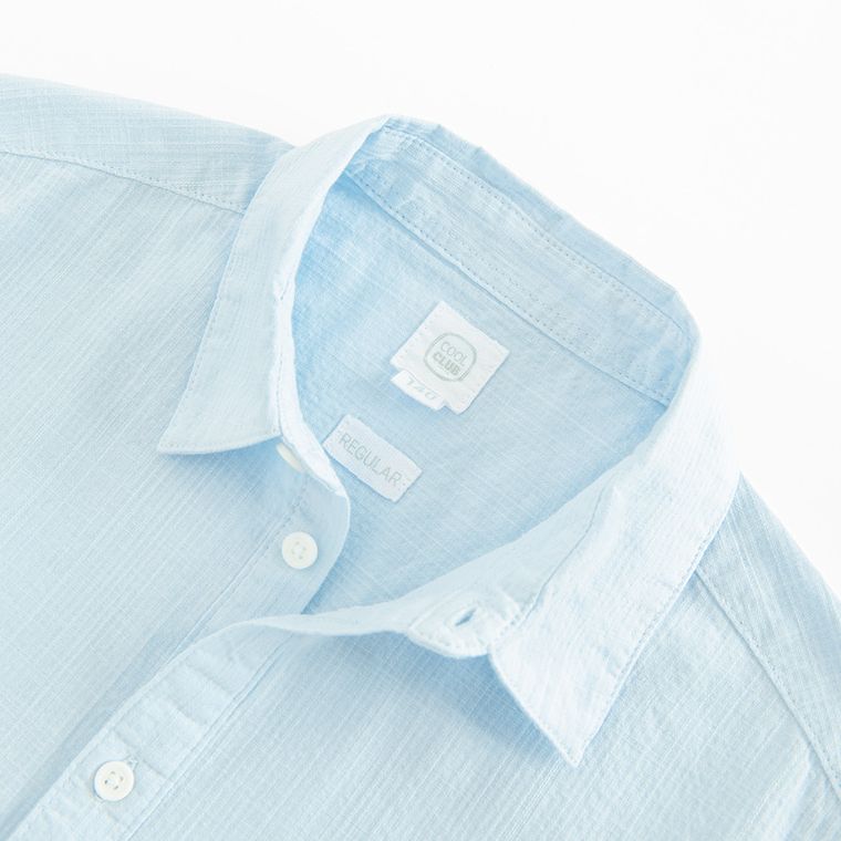 Cool Club, Camasa cu maneca scurta pentru baieti, regular, albastru