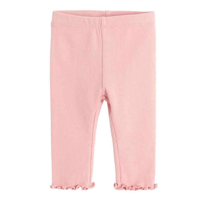 Cool Club, Colanti pentru fete, din tricot striat, roz, set, 2 buc.