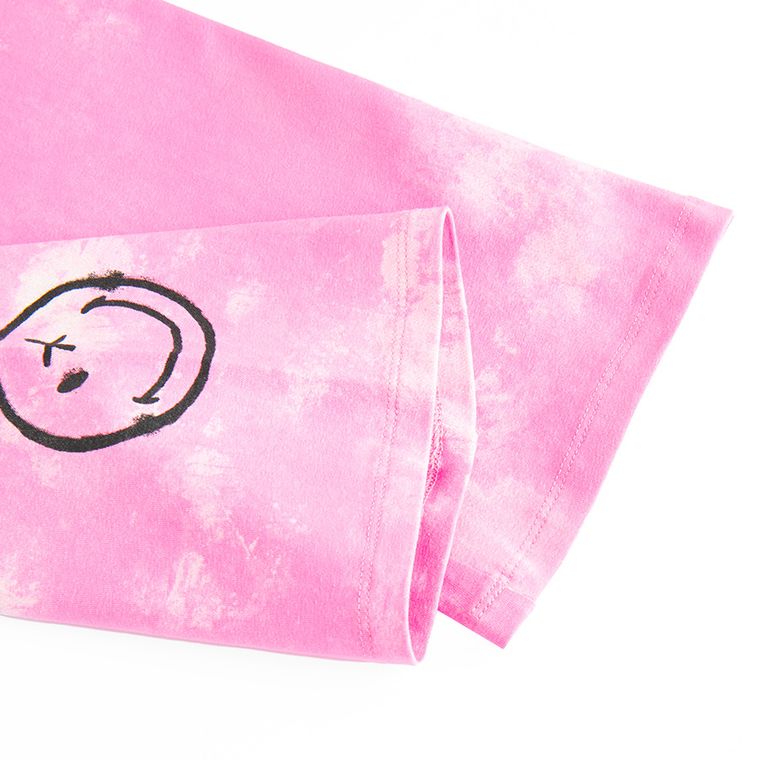 Cool Club, Colanti pentru fete, evazati, roz, imprimeu SmileWorld