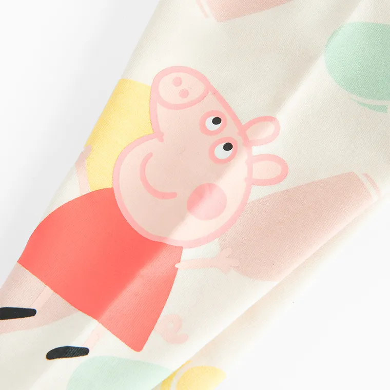 Cool Club, Colanti pentru fete, roz deschis, imprimeu Peppa Pig