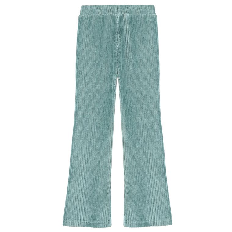 Cool Club, Colanti pentru fete, velur, flare, verde