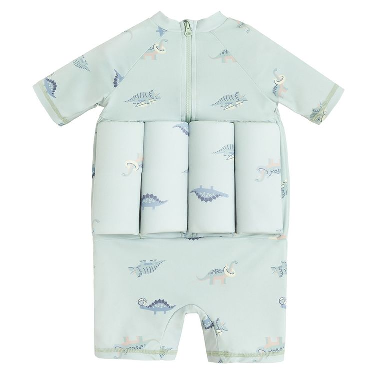 Cool Club, Costum de baie de flotabilitate pentru baieti, UV 50, menta verde