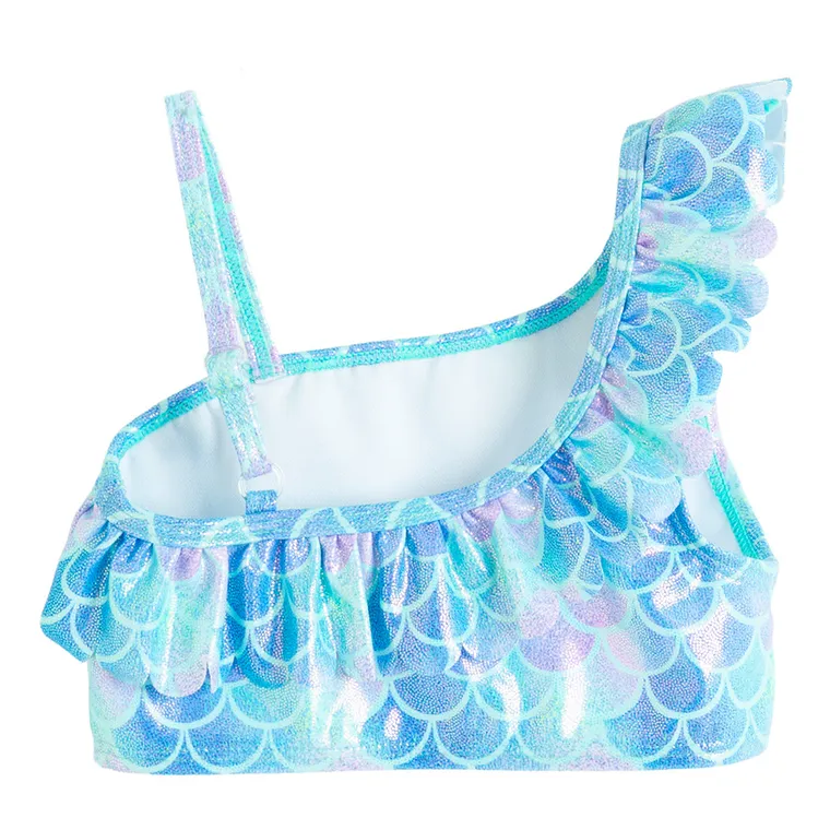 Cool Club, Costum de baie din doua piese pentru fete, albastru