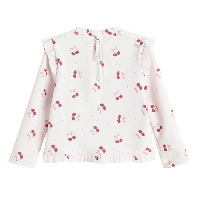 Cool Club, Costum de baie din doua piese pentru fete, Palarie, UV 50, roz