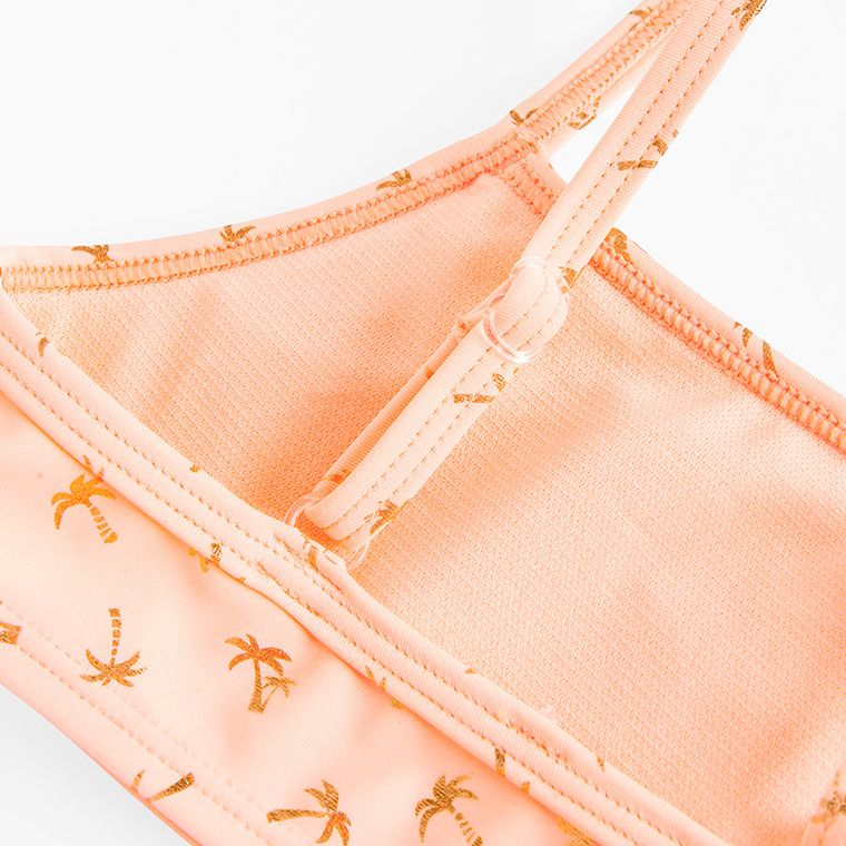 Cool Club, Costum de baie din doua piese pentru fete, UV 50, portocaliu