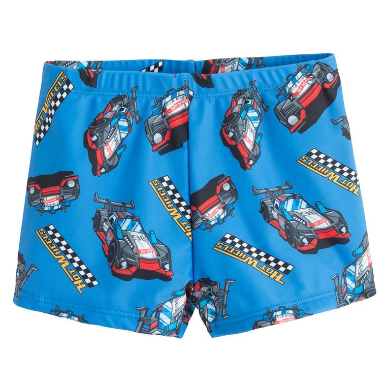 Cool Club, Costum de baie pentru baieti, UV 50, mix, imprimeu Hot Wheels