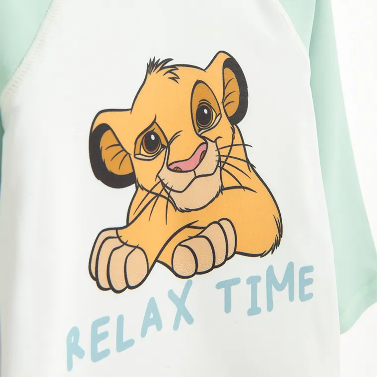 Cool Club, Costum de baie pentru baieti, UV 50, mix, imprimeu Lion King