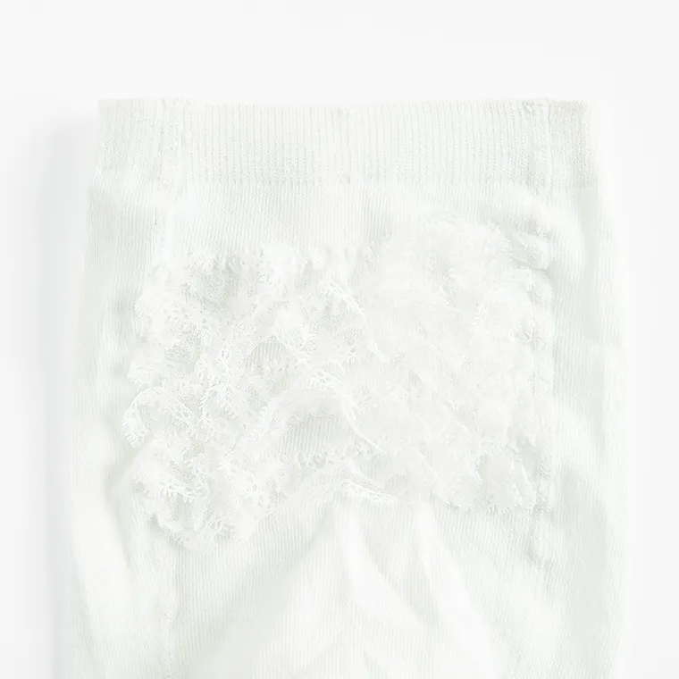 Cool Club, Dresuri cu talpa antiderapanta pentru fete, alb