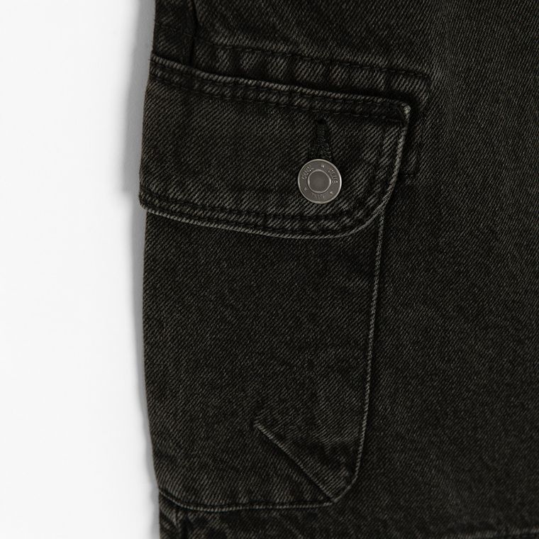 Cool Club, Fusta de blugi pentru fete, negru