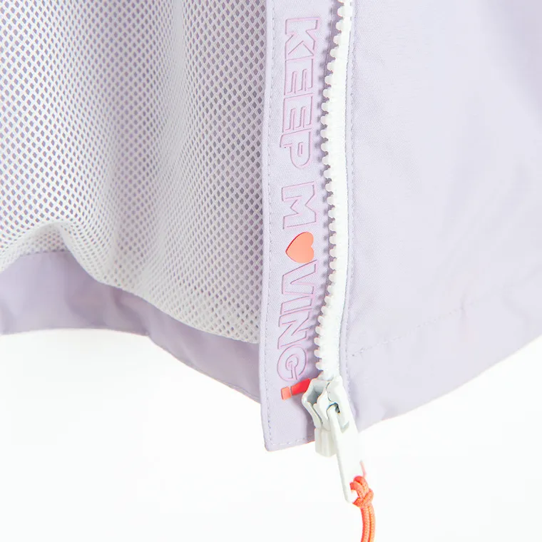 Cool Club, Geaca de ploaie cu gluga pentru fete, violet