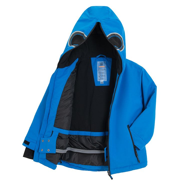 Cool Club, Geaca de schi cu gluga pentru baieti, calduroasa, albastru