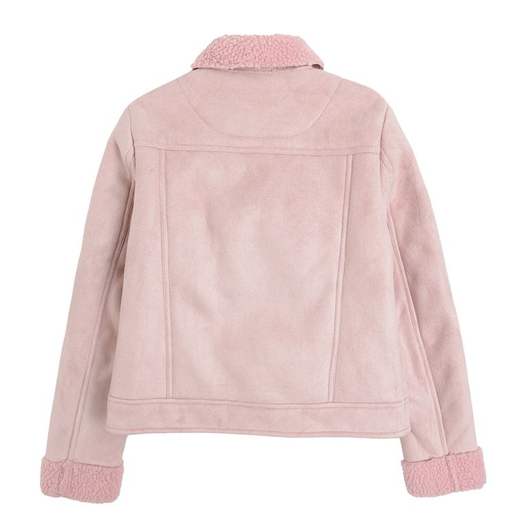 Cool Club, Geaca tip cojoc pentru fete, culoare roz