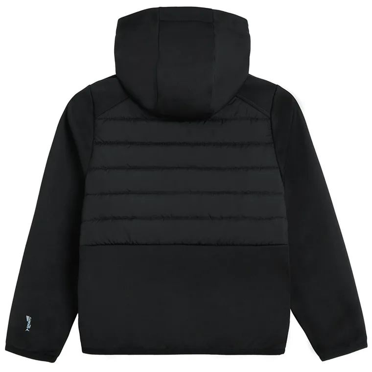Cool Club, Hanorac cu gluga pentru baieti, cu fermoar, calduros, negru
