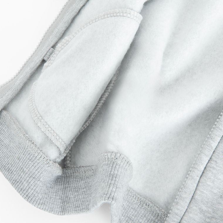 Cool Club, Hanorac cu gluga pentru baieti, cu fermoar, gri