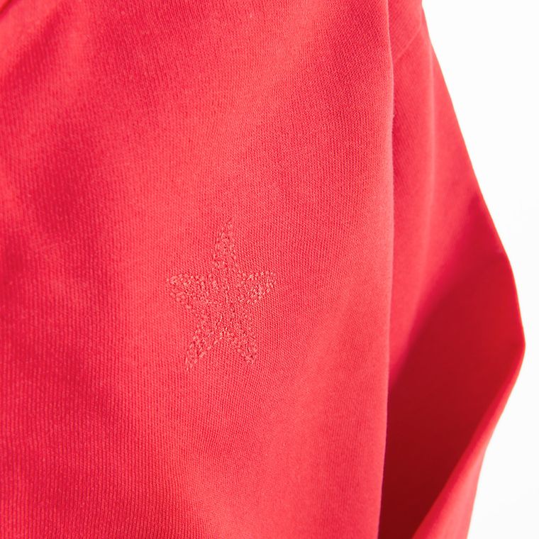 Cool Club, Hanorac cu gluga pentru fete, cu fermoar, rosu