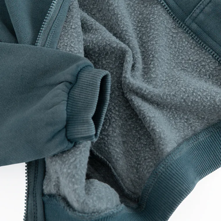 Cool Club, Hanorac pentru baieti, cu fermoar, calduros, granit