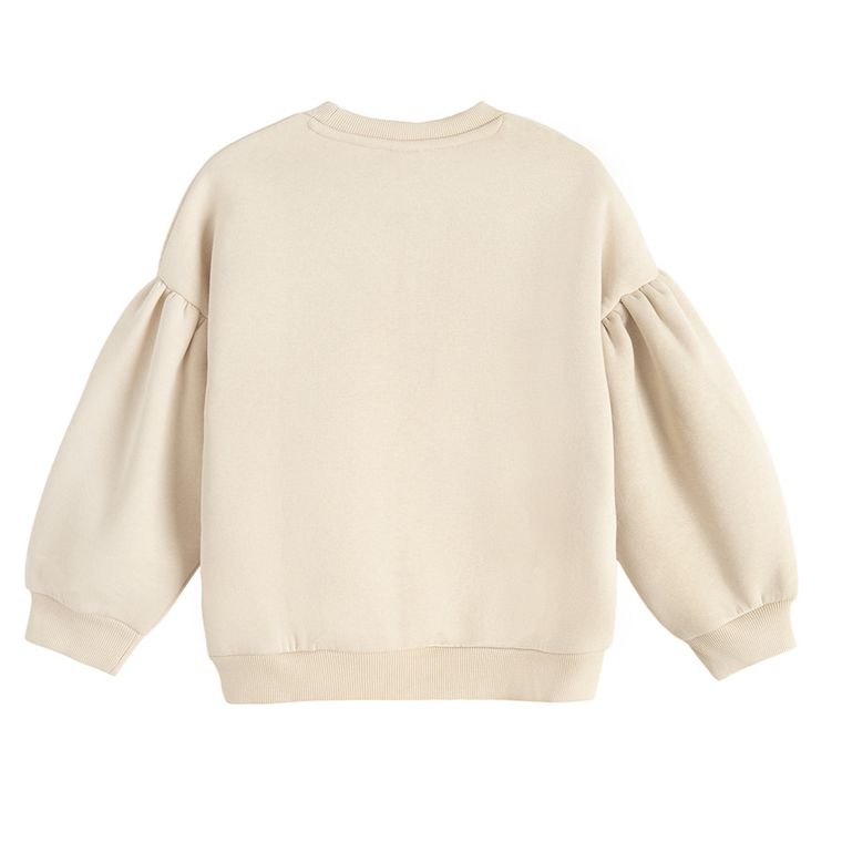 Cool Club, Hanorac pentru fete, calduros, bej