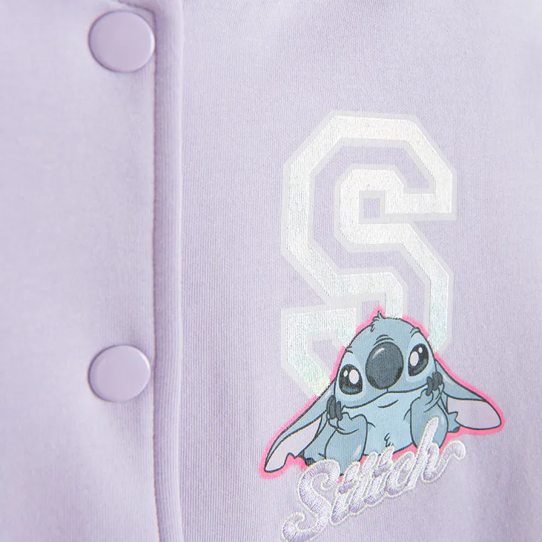 Cool Club, Hanorac pentru fete, cu capse, mix, imprimeu Lilo si Stitch