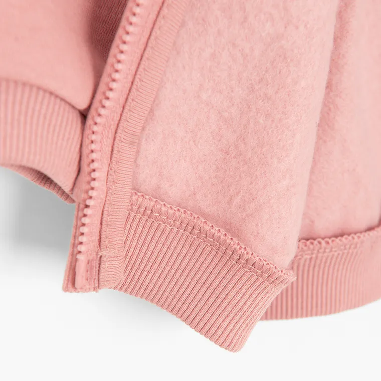 Cool Club, Hanorac pentru fete, cu fermoar, calduros, roz