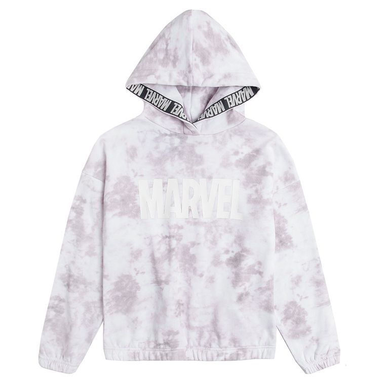 Cool Club, Hanorac pentru fete, mix, tie dye, imprimeu Marvel Super Heroes