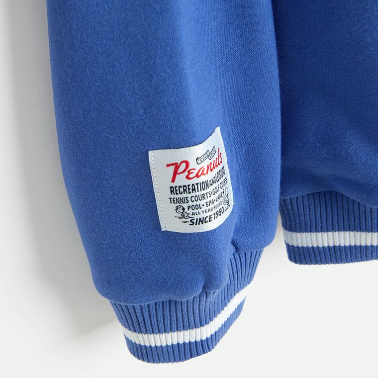 Cool Club, Hanorac pentru fete, oversize, calduros, albastru, Peanuts
