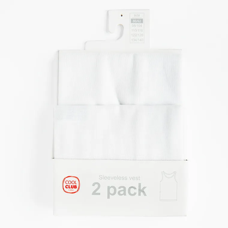 Cool Club, Maiou pentru baieti, alb, set, 2 buc.