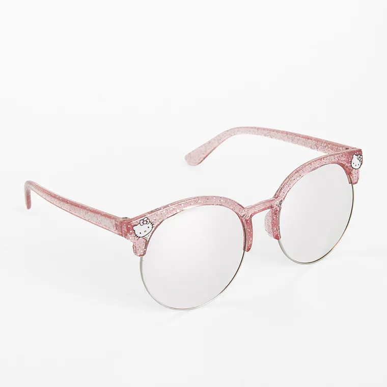 Cool Club, Ochelari de soare pentru fete, Cutie de ochelari, imprimeu Hello Kitty and Friends