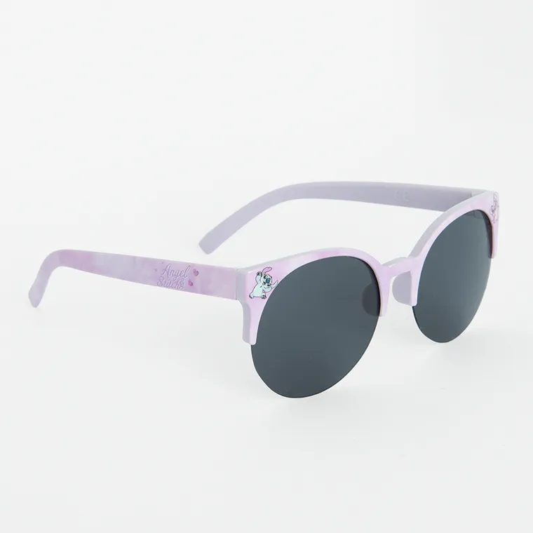 Cool Club, Ochelari de soare pentru fete, Cutie de ochelari, violet, imprimeu Lilo si Stitch