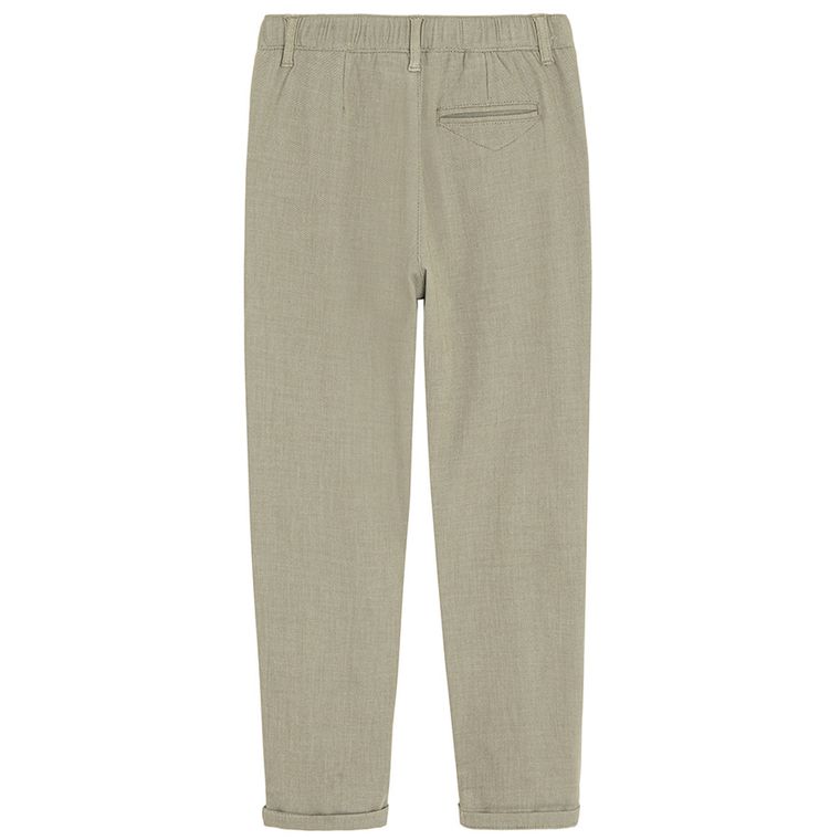 Cool Club, Pantaloni din material textil pentru baieti, bej