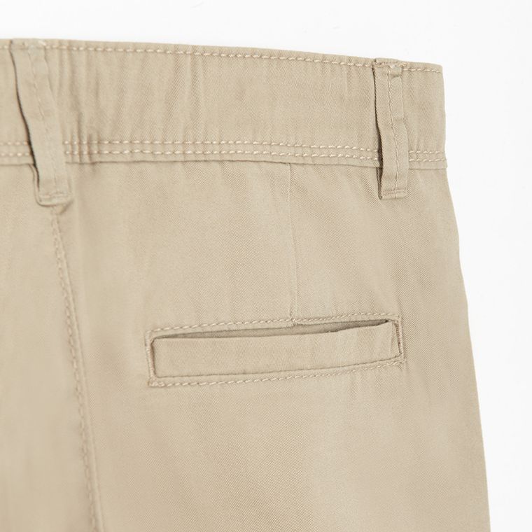 Cool Club, Pantaloni din material textil pentru baieti, bej