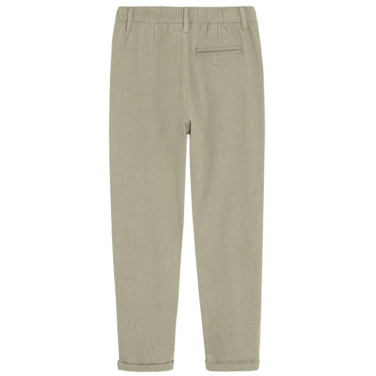 Cool Club, Pantaloni din material textil pentru baieti, bej