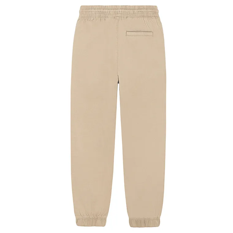 Cool Club, Pantaloni din material textil pentru baieti, jogger, bej