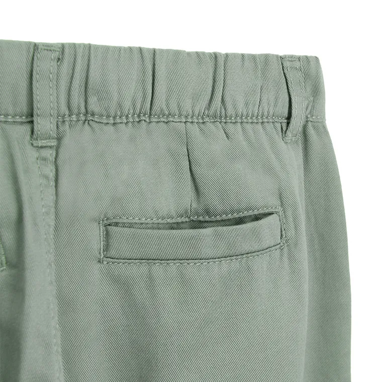 Cool Club, Pantaloni din material textil pentru baieti, loose, kaki