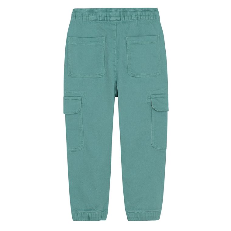 Cool Club, Pantaloni din material textil pentru baieti, turcoaz