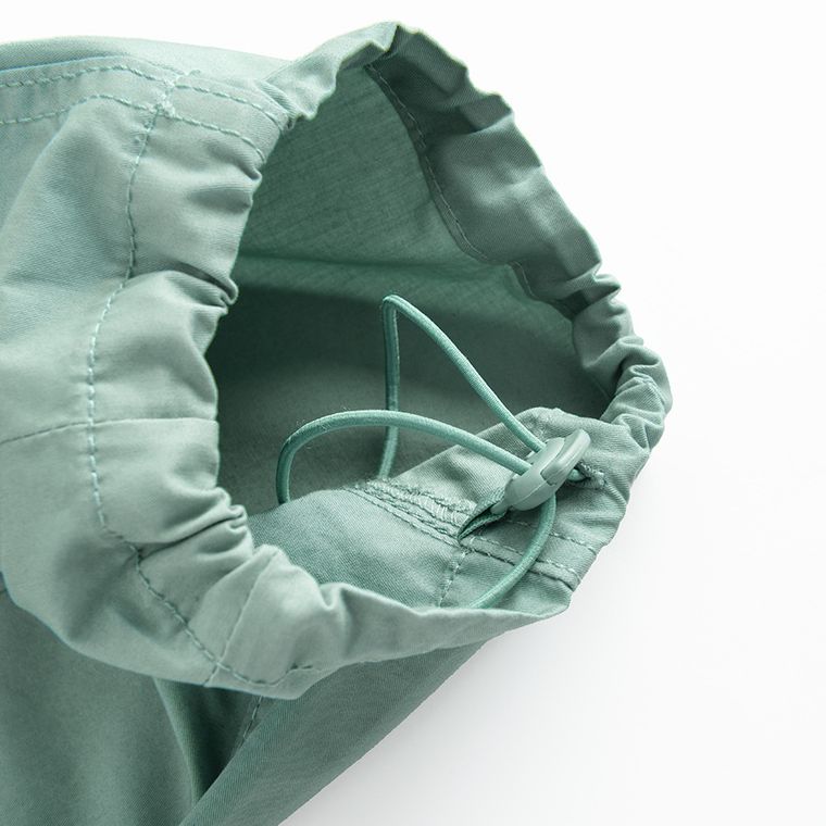 Cool Club, Pantaloni din material textil pentru fete, baloon cargo, verde