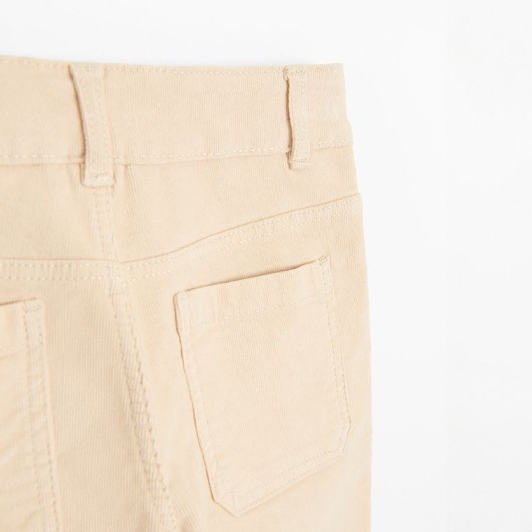 Cool Club, Pantaloni din material textil pentru fete, bej