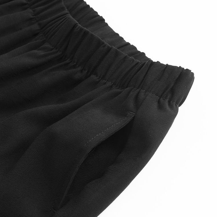 Cool Club, Pantaloni din material textil pentru fete, wide, negru