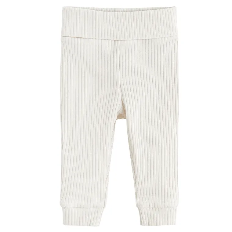 Cool Club, Pantaloni fara botosei pentru bebelusi, din tricot striat, mix, set, 2 buc.