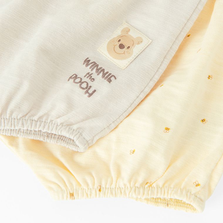 Cool Club, Pantaloni scurti pentru baieti, bloomers, mix, set, 2 buc., imprimeu Winnie the Pooh