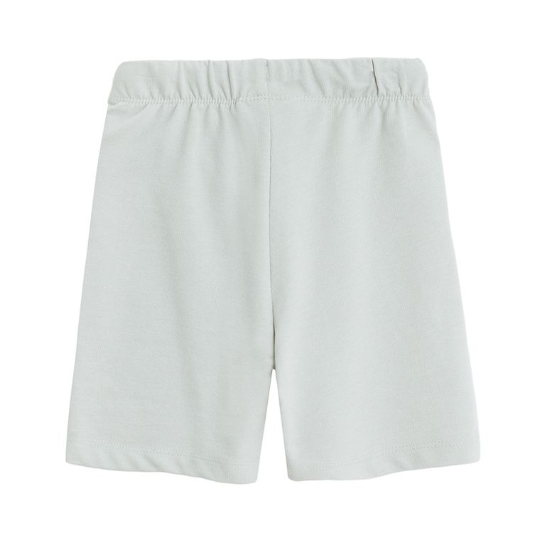 Cool Club, Pantaloni scurti pentru baieti, gri, imprimeu Minecraft