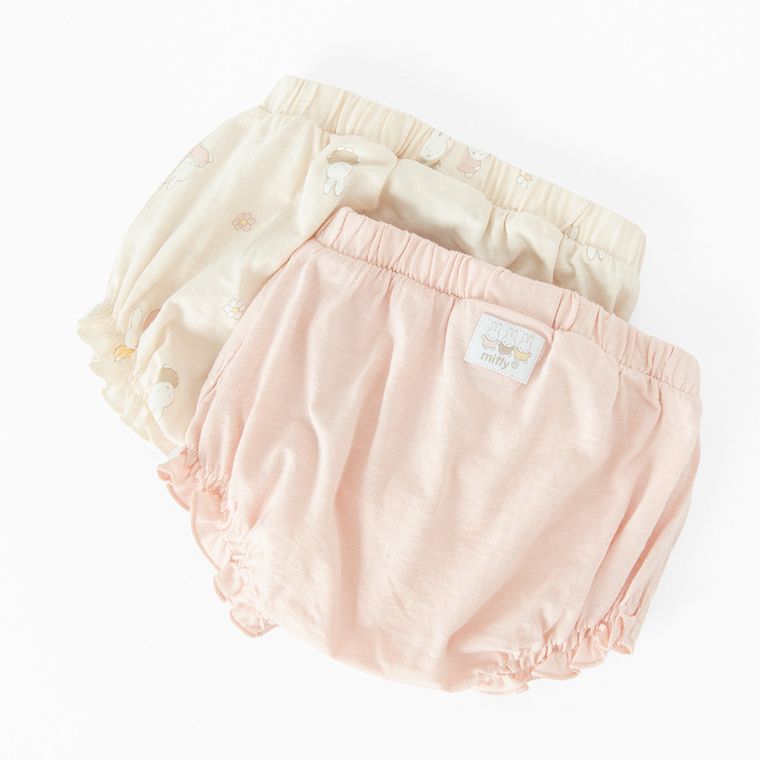 Cool Club, Pantaloni scurti pentru fete, bloomers, mix, set, 2 buc., imprimeu Miffy