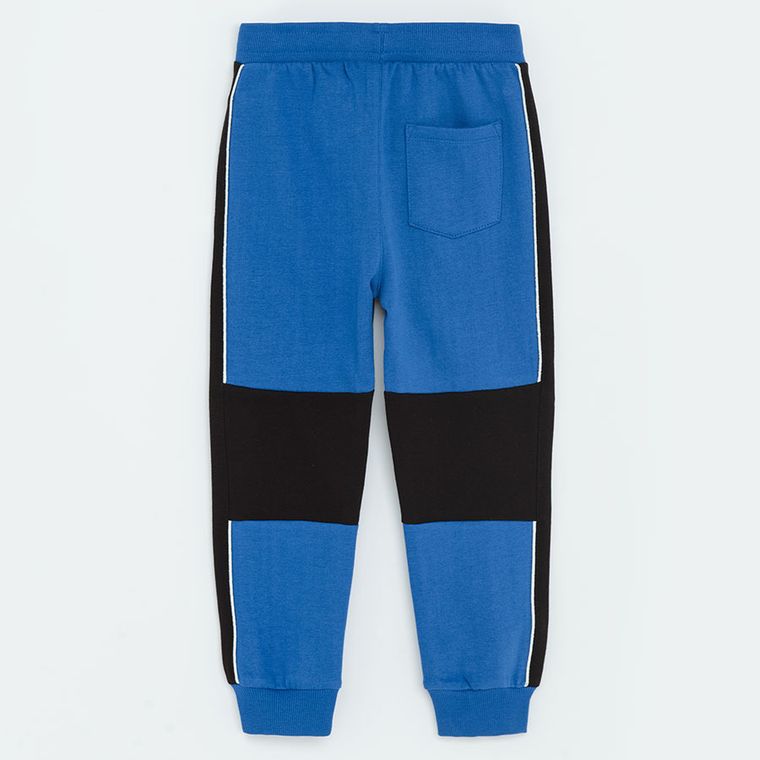 Cool Club, Pantaloni trening pentru baieti, albastru, imprimeu NASA