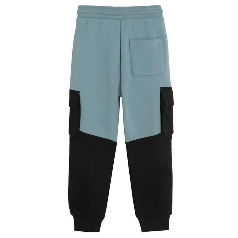 Cool Club, Pantaloni trening pentru baieti, albastru-negru