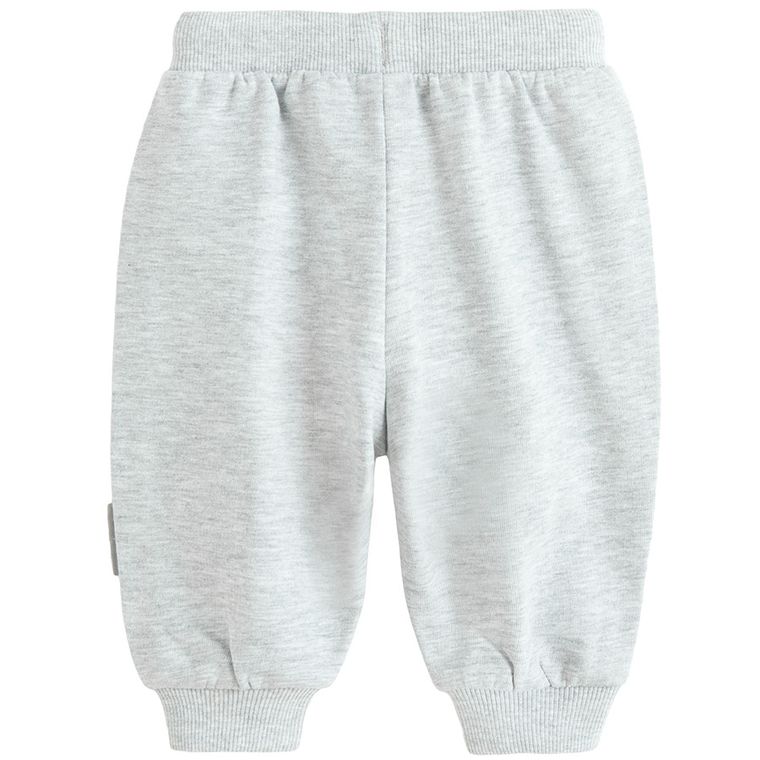 Cool Club, Pantaloni trening pentru baieti, baggy, gri melanj