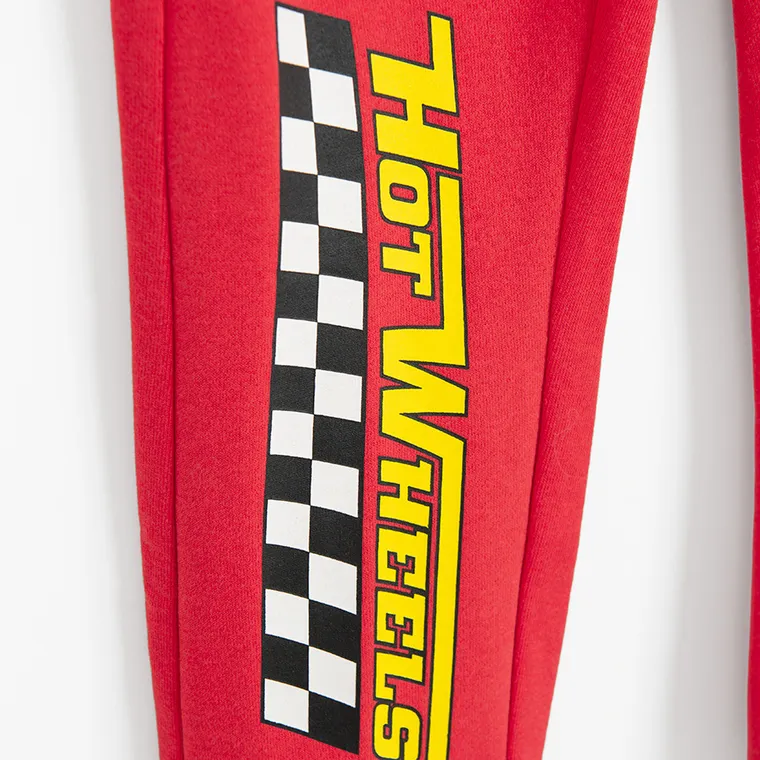 Cool Club, Pantaloni trening pentru baieti, mix, imprimeu Hot Wheels, set, 2 buc.