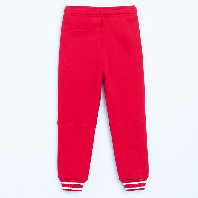 Cool Club, Pantaloni trening pentru baieti, slim, rosu, imprimeu Paw Patrol