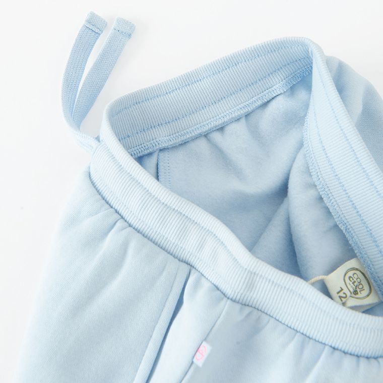 Cool Club, Pantaloni trening pentru fete, flare, caldurosi, albastru