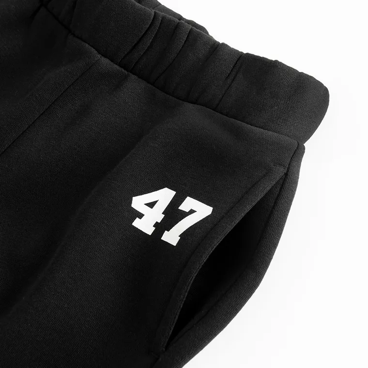 Cool Club, Pantaloni trening pentru fete, flare, caldurosi, negru