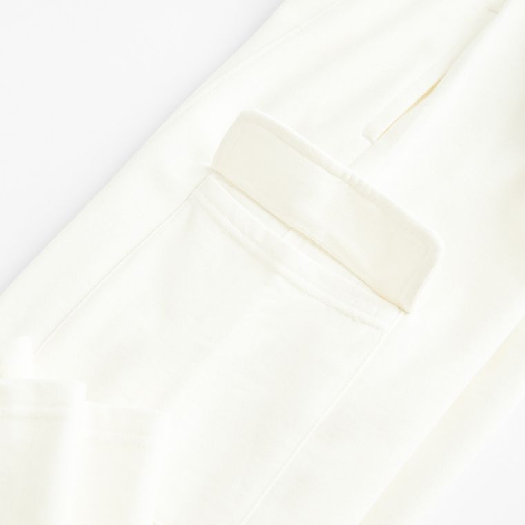 Cool Club, Pantaloni trening pentru fete, wide, ecru